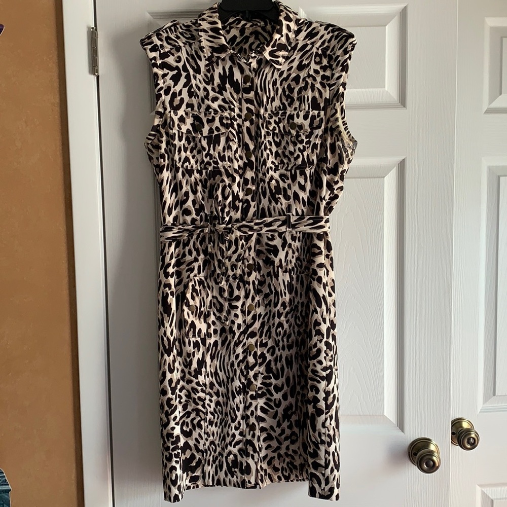 Animal print dress!